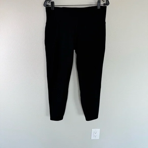 Athleta Altitude Tight Polartec Power Stretch Pants Black Winter Large Petite - Picture 2 of 8